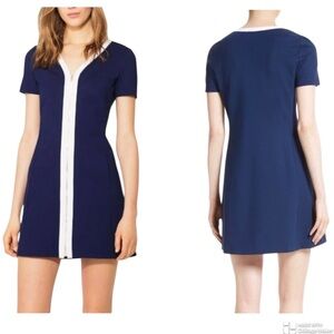 Tory Burch Kimberly Zip-front Mini Dress
